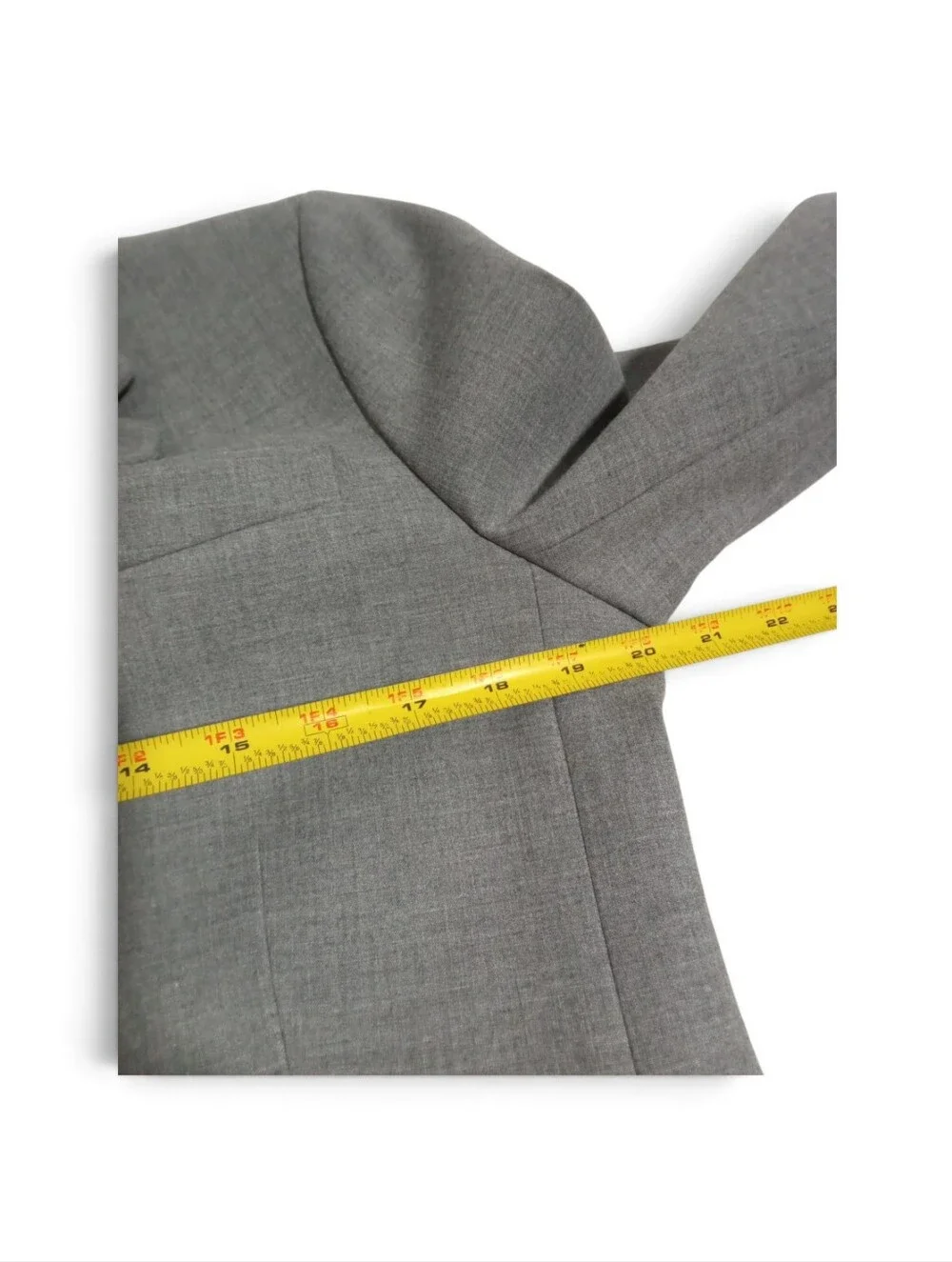 J Crew Regent Gray One Button Tailored Business Lady Career Jacket Blazer Sz 10